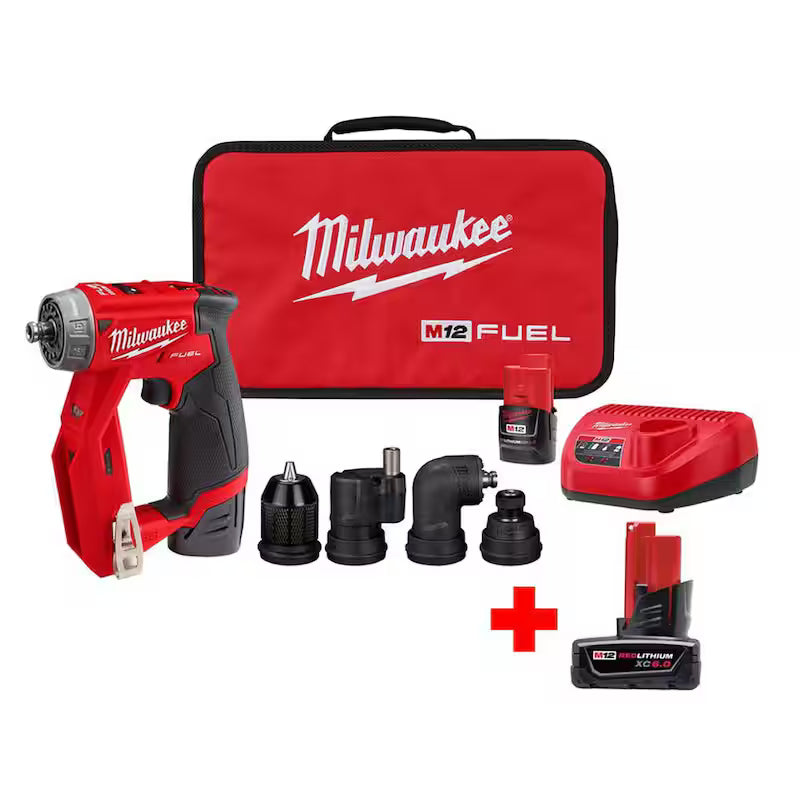 12V Lithium-Ion Brushless Cordless 4-in-1 3/8 in. Drill Driver Kit with 6.0 Ah Battery J29471