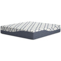 14 Inch King Mattress White/Blue O68591
