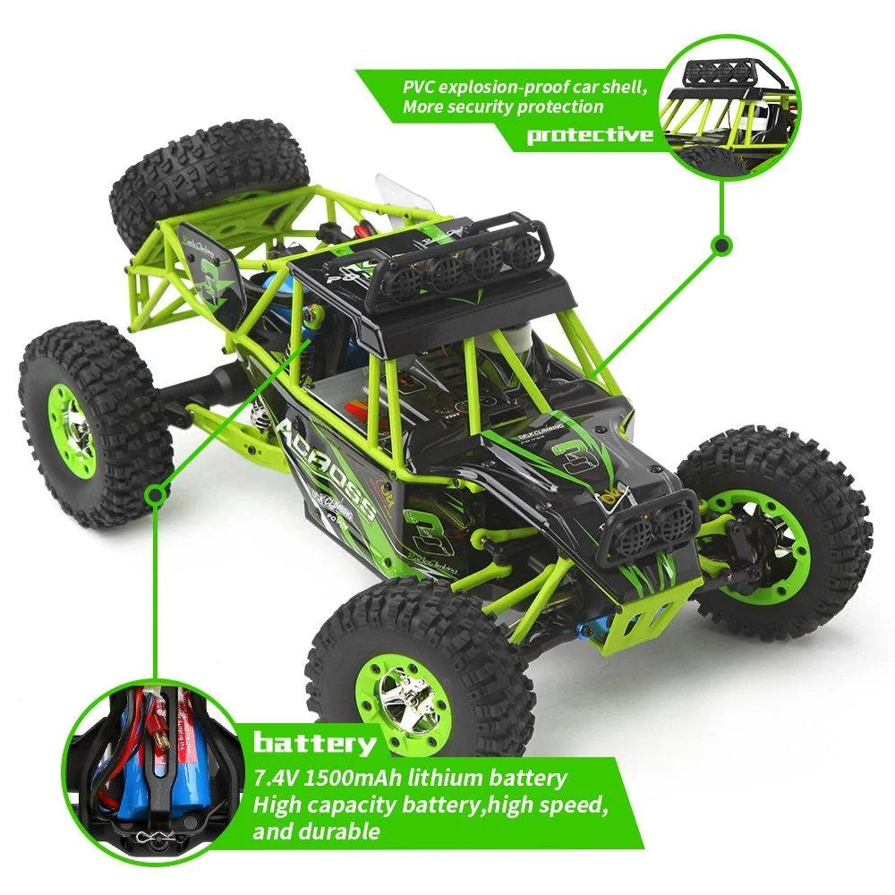 112 Scale 24G 4Wd Electric Offroad Rock Crawler Buggy Rtr F56816