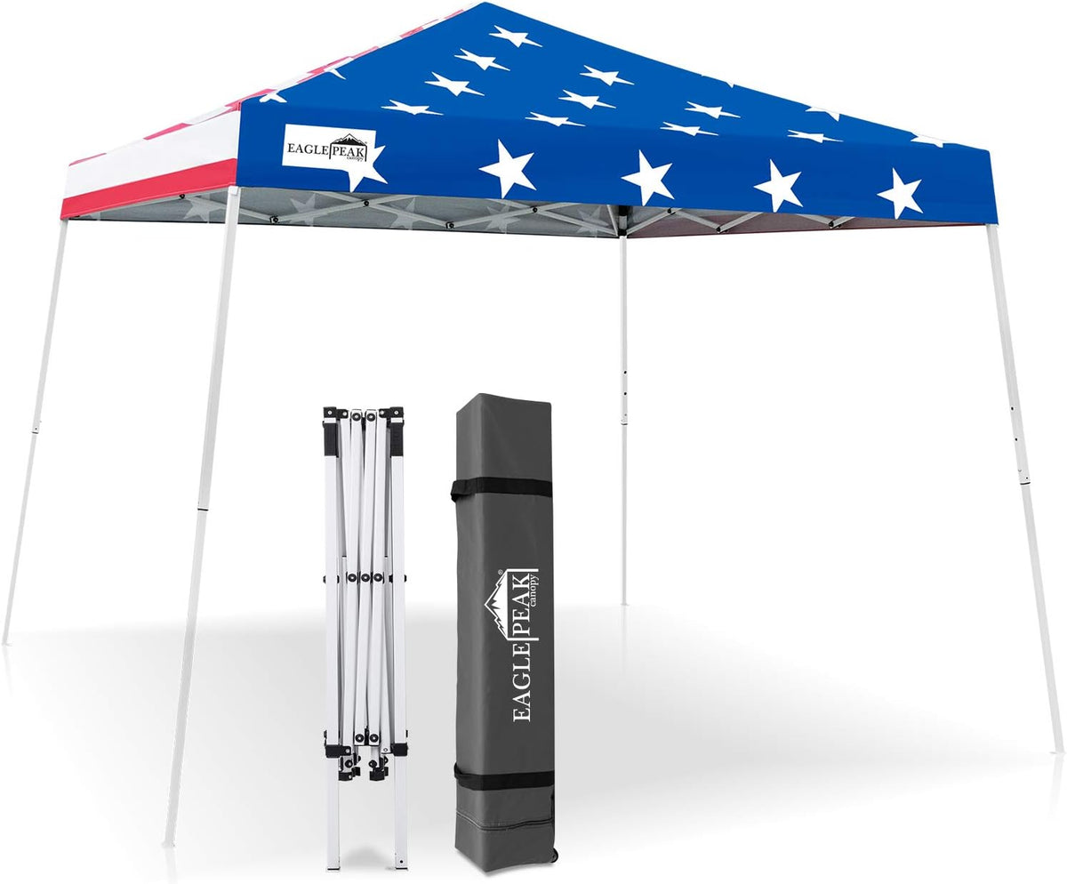 10' x 10' Slant Leg Pop-up Canopy Tent B872