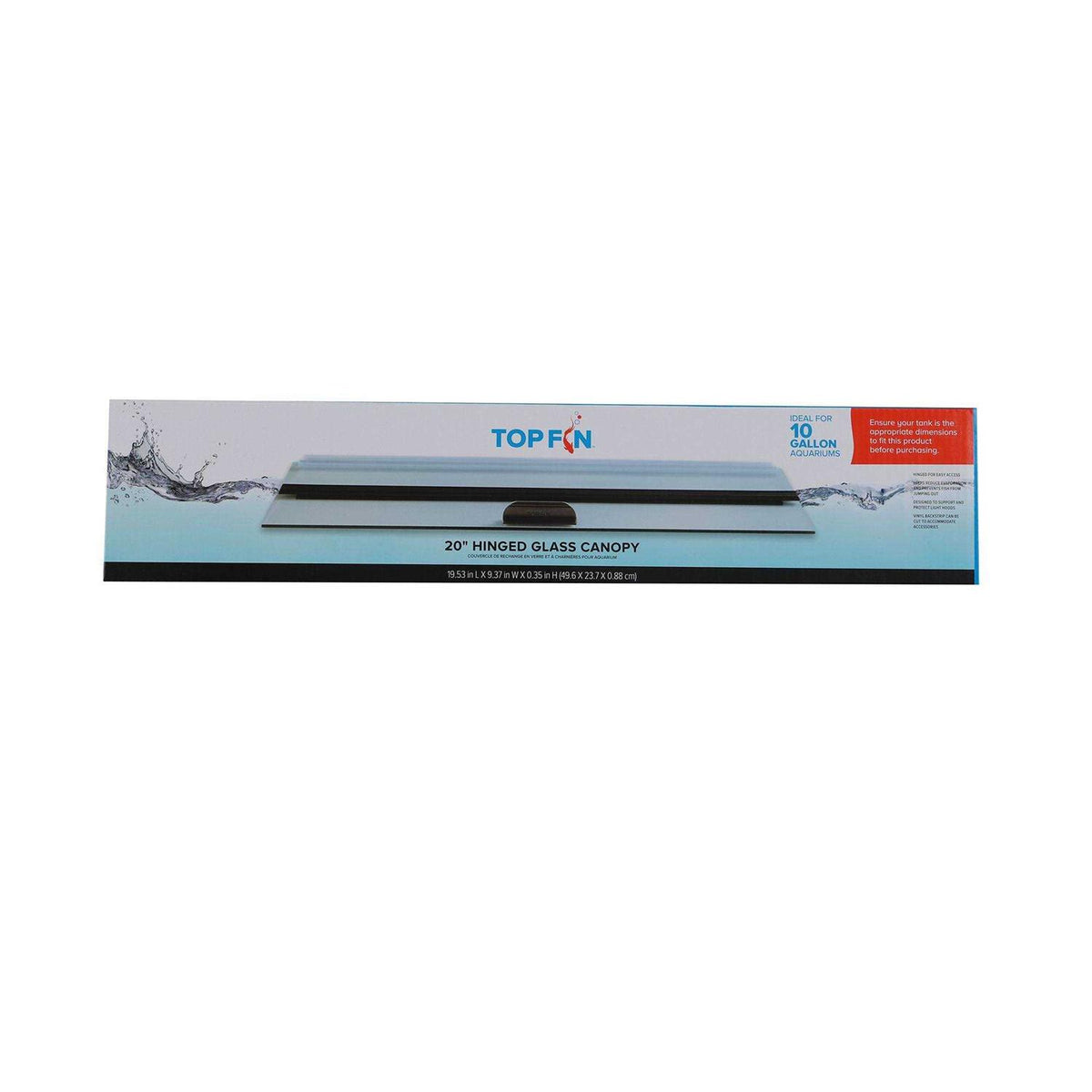 Hinged Aquarium Tank Glass Top V756628