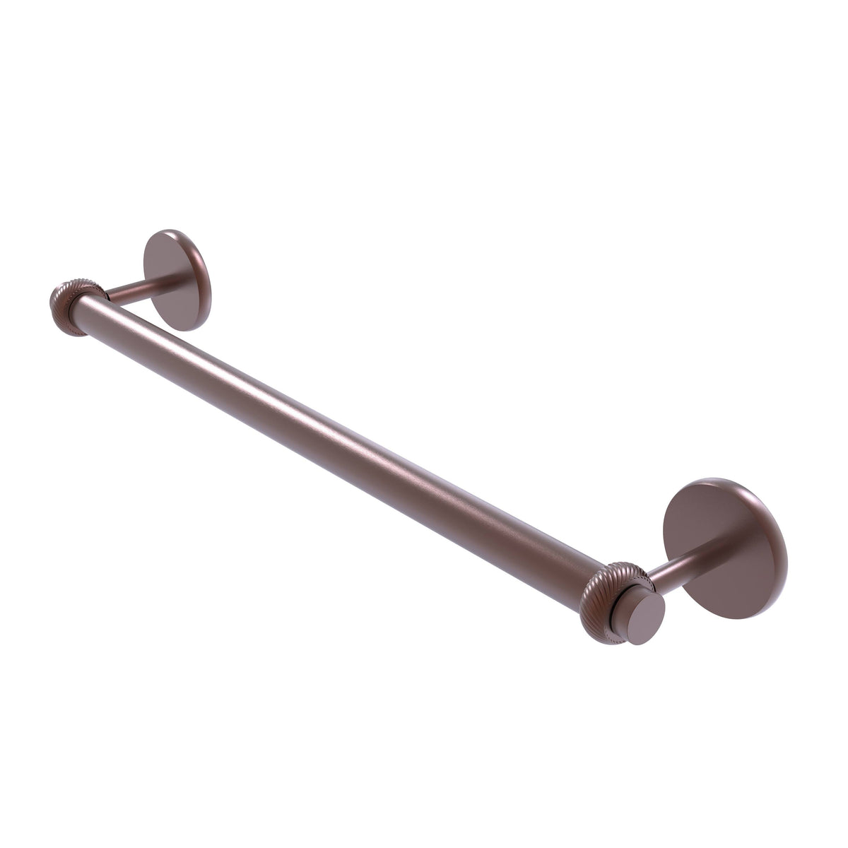 24 in. Antique Copper Towel Bar D832889
