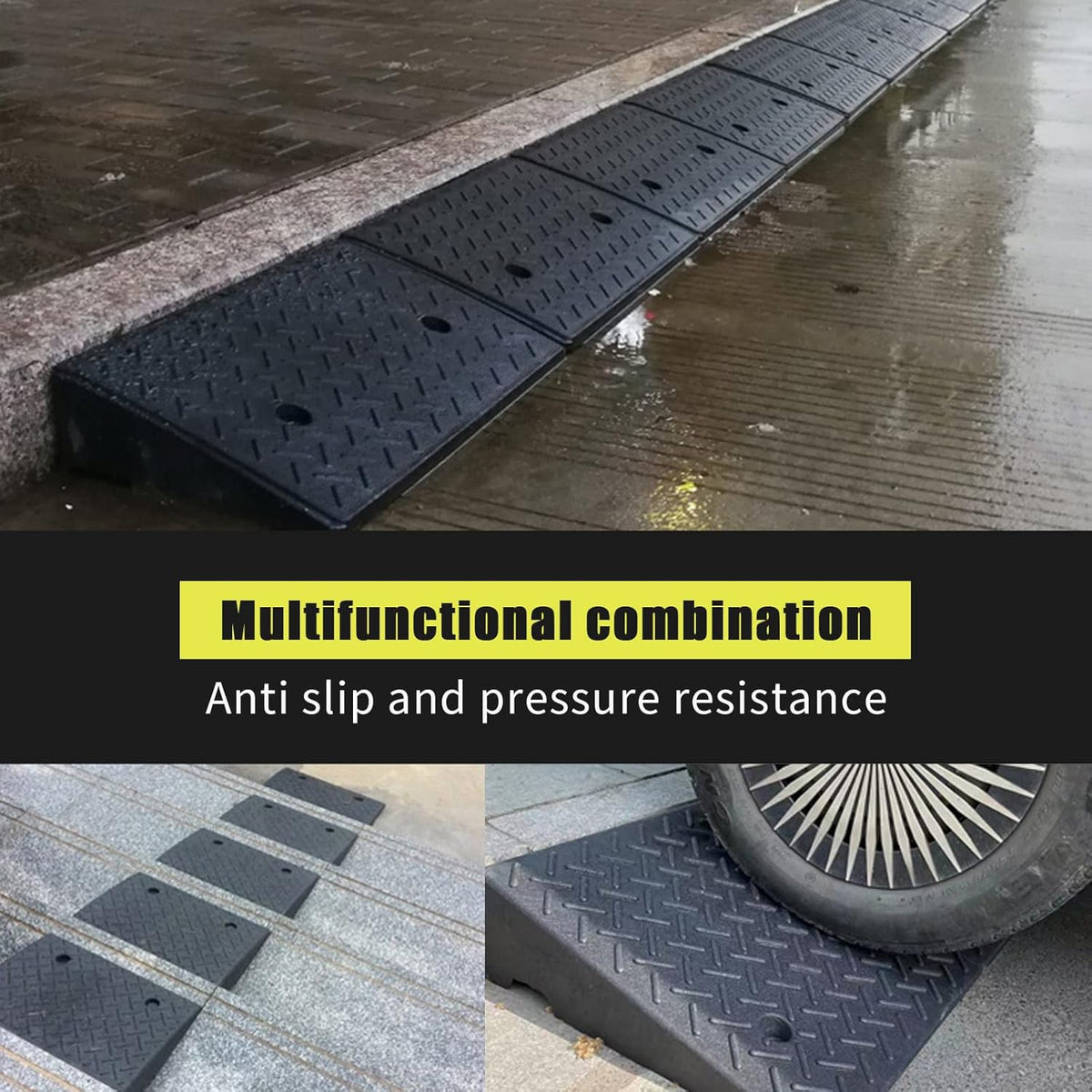 4.3 Inch Portable Curb Ramps 2Pcs D9062