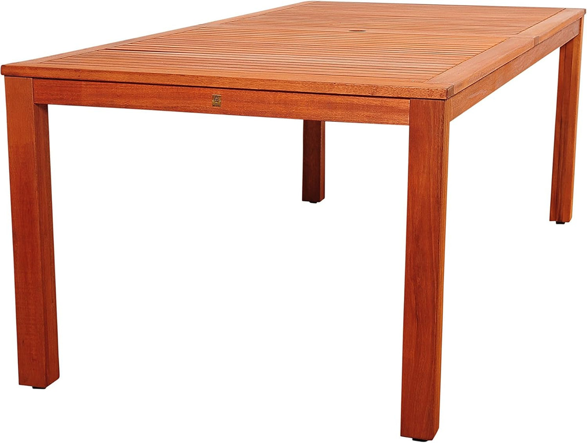 9 Piece Eucalyptus Rectangular Dining Set U410097