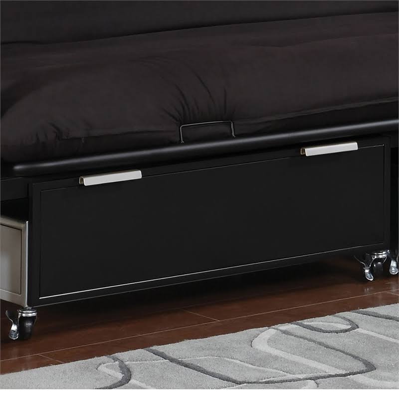 Metal Twin Over Futon Bunk Bed S490399