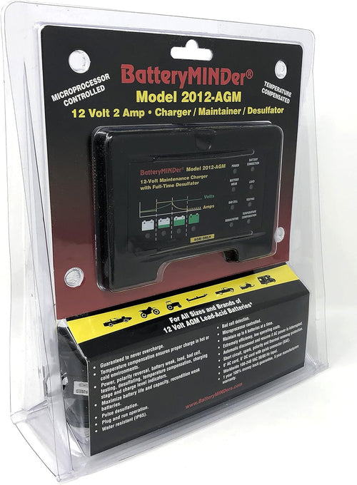 12 Volt 2 Amp AGM Battery Charger Maintainer Desulfator K48248