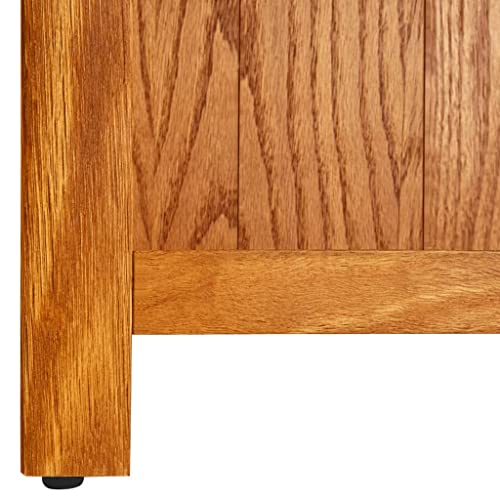 3-Tier Solid Oak Wood Bookcase V1603