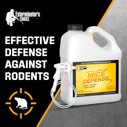Mice Repellent Spray - 1 Gallon - Non-Toxic Deterrent I982
