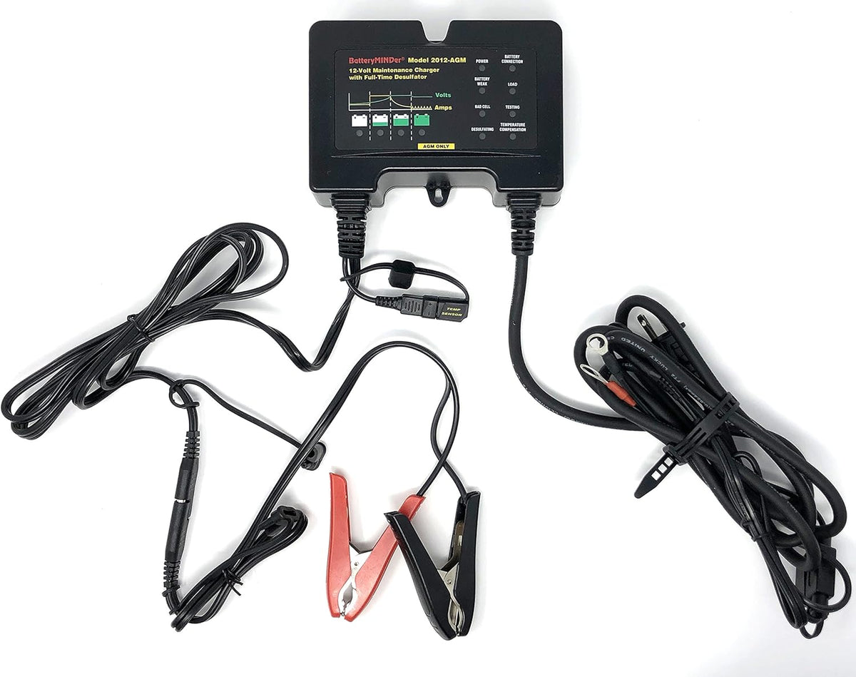 12 Volt 2 Amp AGM Battery Charger Maintainer Desulfator K48248