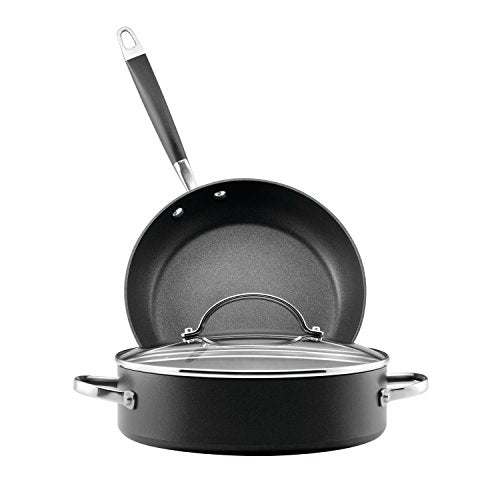 3 Piece Hard Anodized Nonstick Cookware Set R578