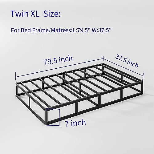7 Inch High Profile Metal Box Spring for Full Bed I494657