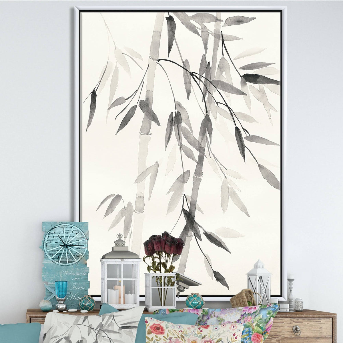 Framed Canvas C326154
