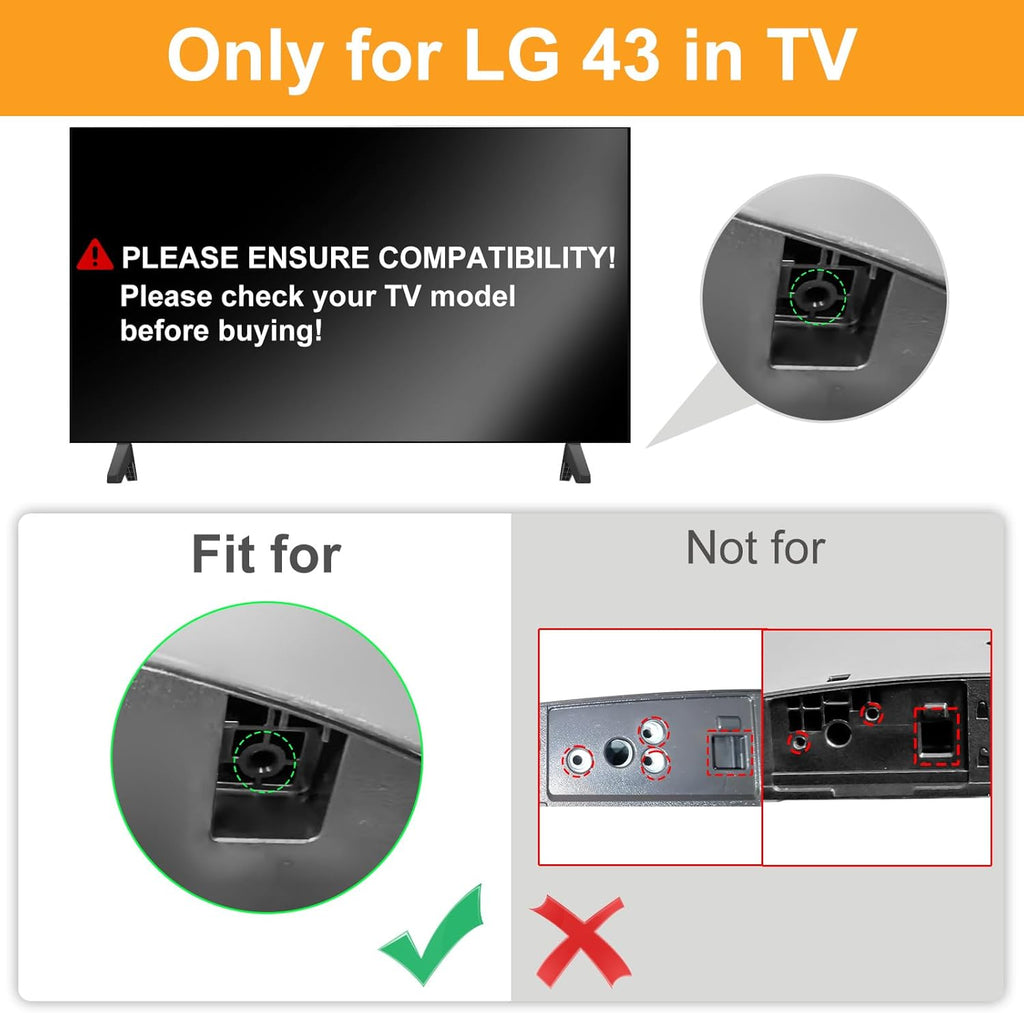 Replacement Legs for 40 43 Inch TV P2842