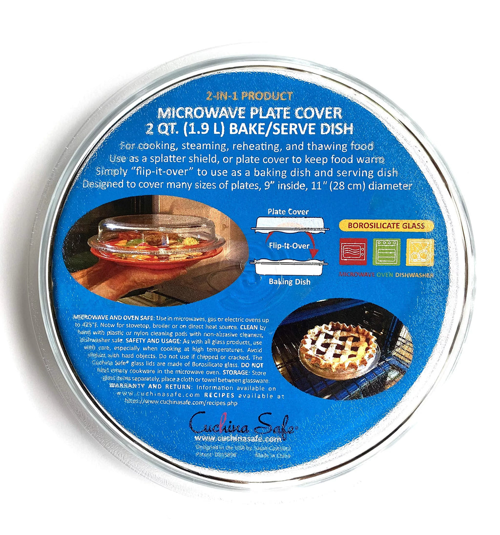 Microwave Glass Vented Plate Cover X7403