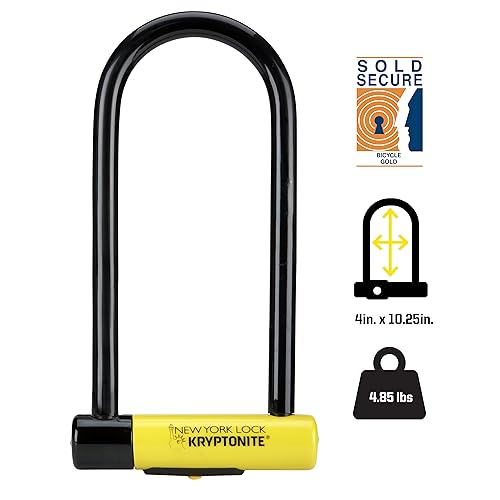 Heavy Duty Anti-Theft Bicycle U-Lock with 16mm Long Shackle N512