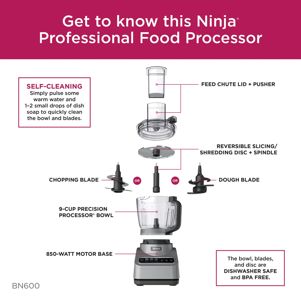 850 Watts 9-Cup Food Processor Z20814