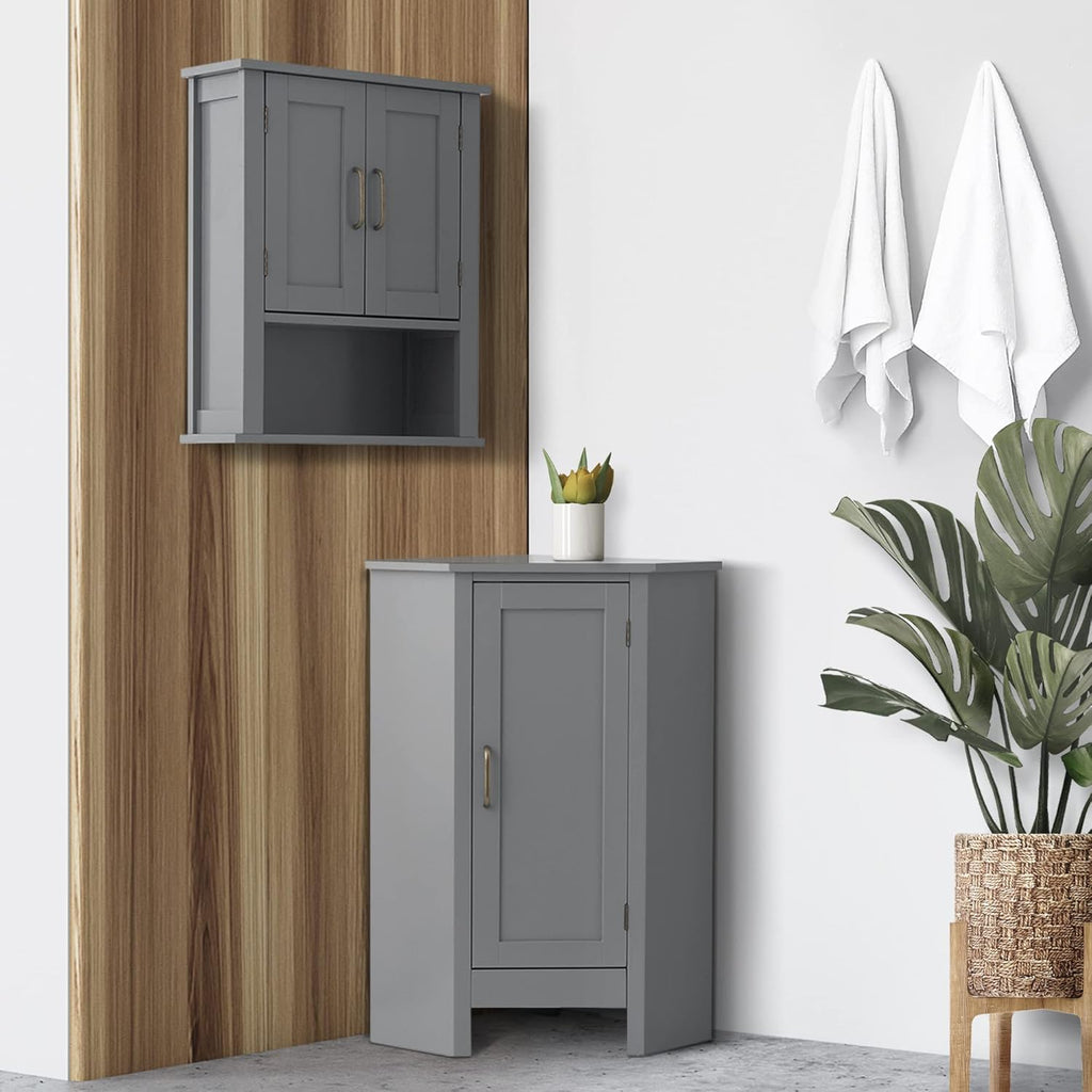 Grey Corner Cabinets Q667648