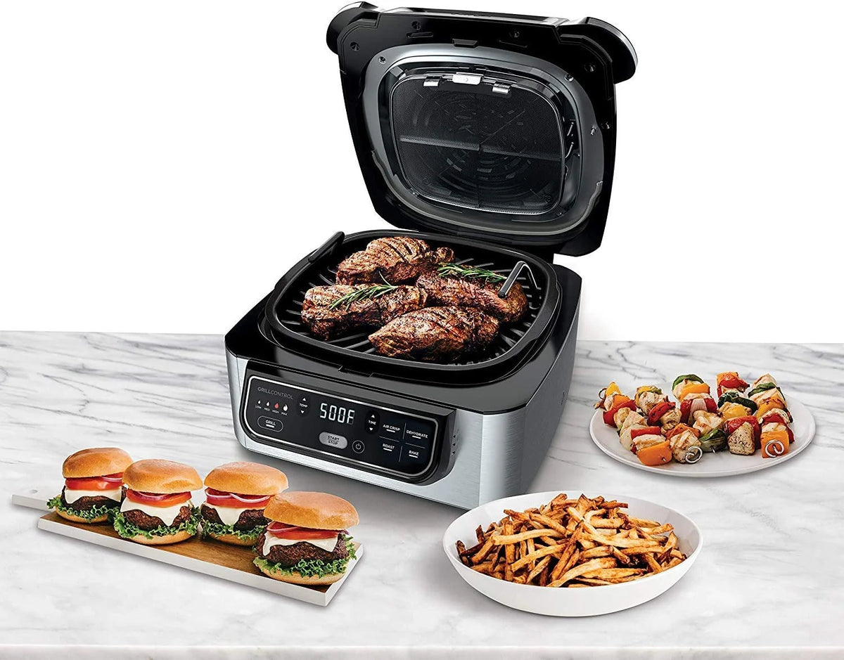 Restored 5in1 Indoor Grill with Air Fry G2178