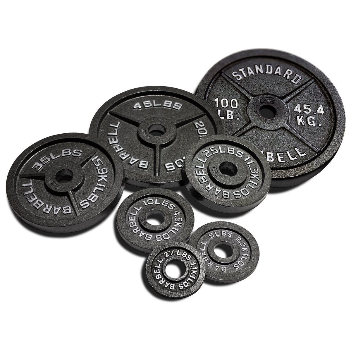 100lb Olympic Cast Iron Weight Plate W524225