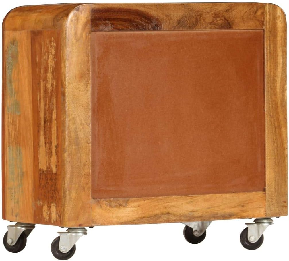 Solid Reclaimed Wood Bedside Cabinet 19.7x11.8x19.7 D92945