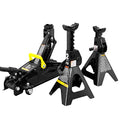 2 Ton Hydraulic Floor Jack Combo with 2 Jack Stands, Black O768145