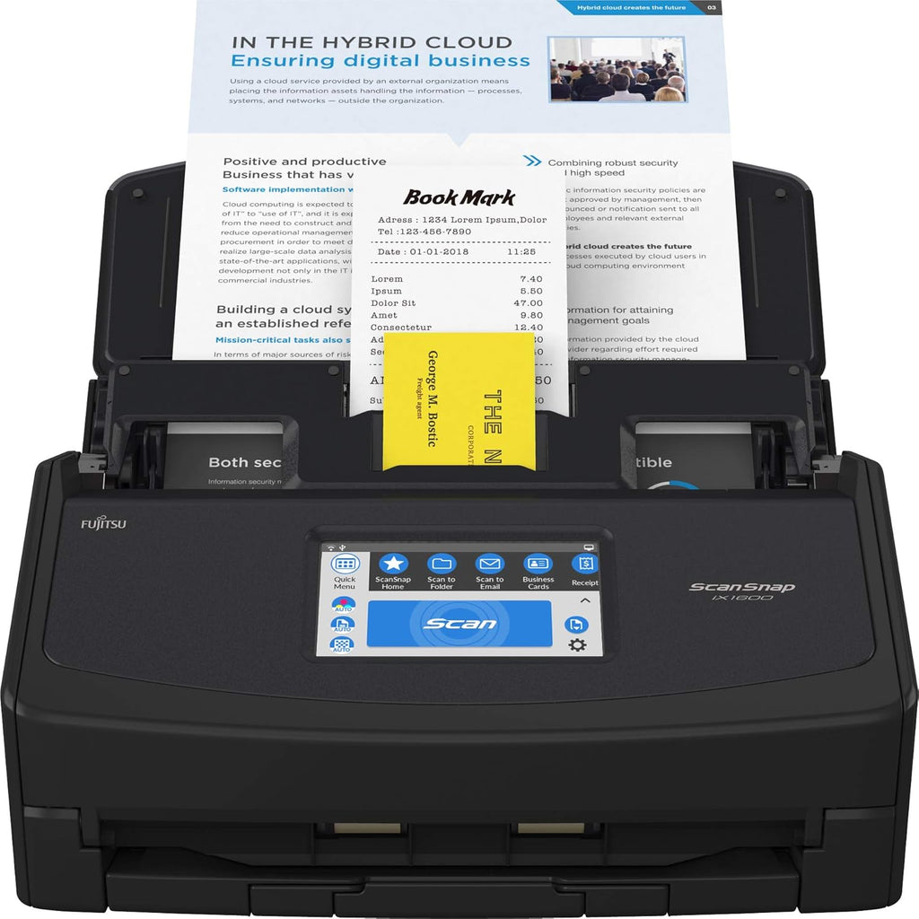 Black Document Scanner J26856