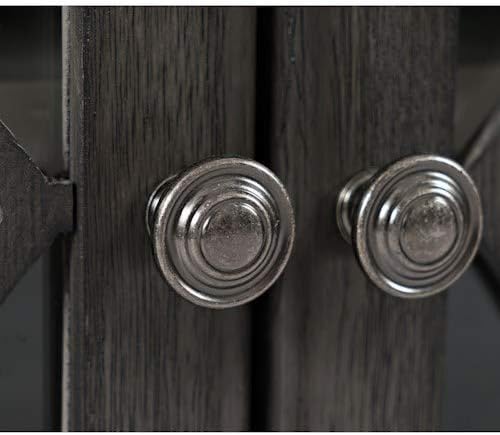 Six Door Grey Accent Cabinet Y641