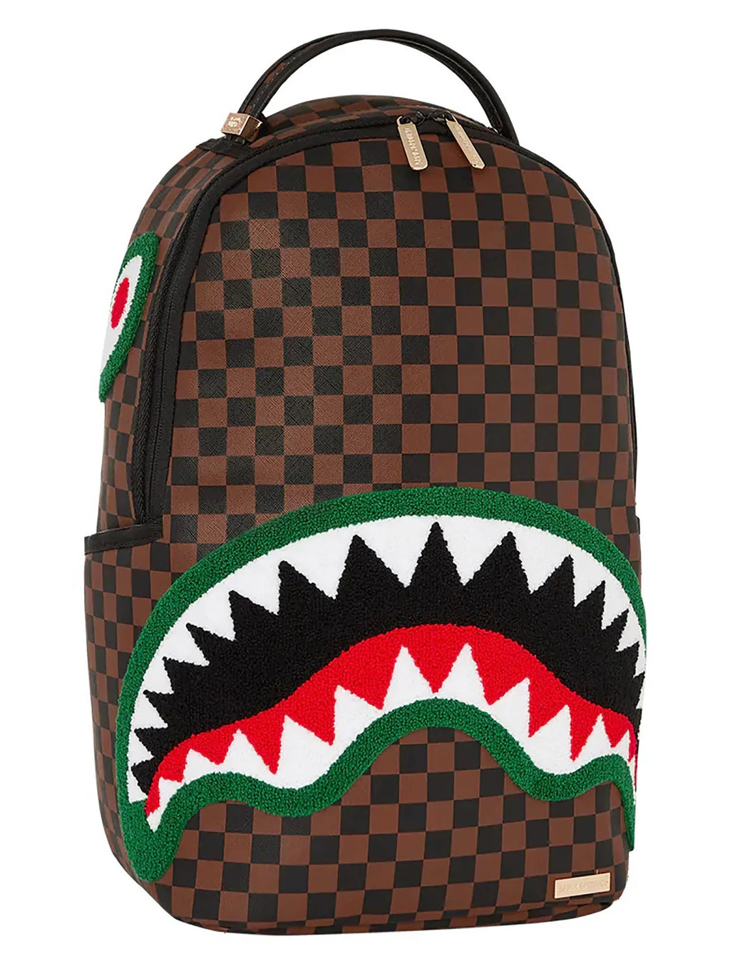 Brown Chenille Backpack N894