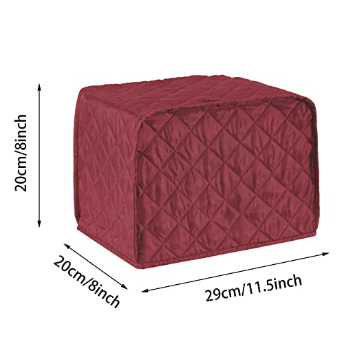 Quilted Black Toaster Cover 2 Slice F133