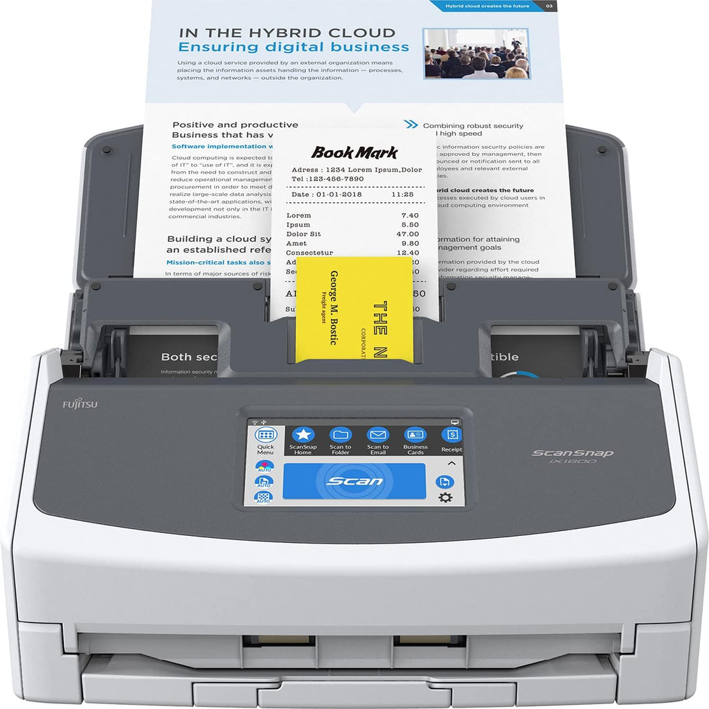 Black Document Scanner J26856