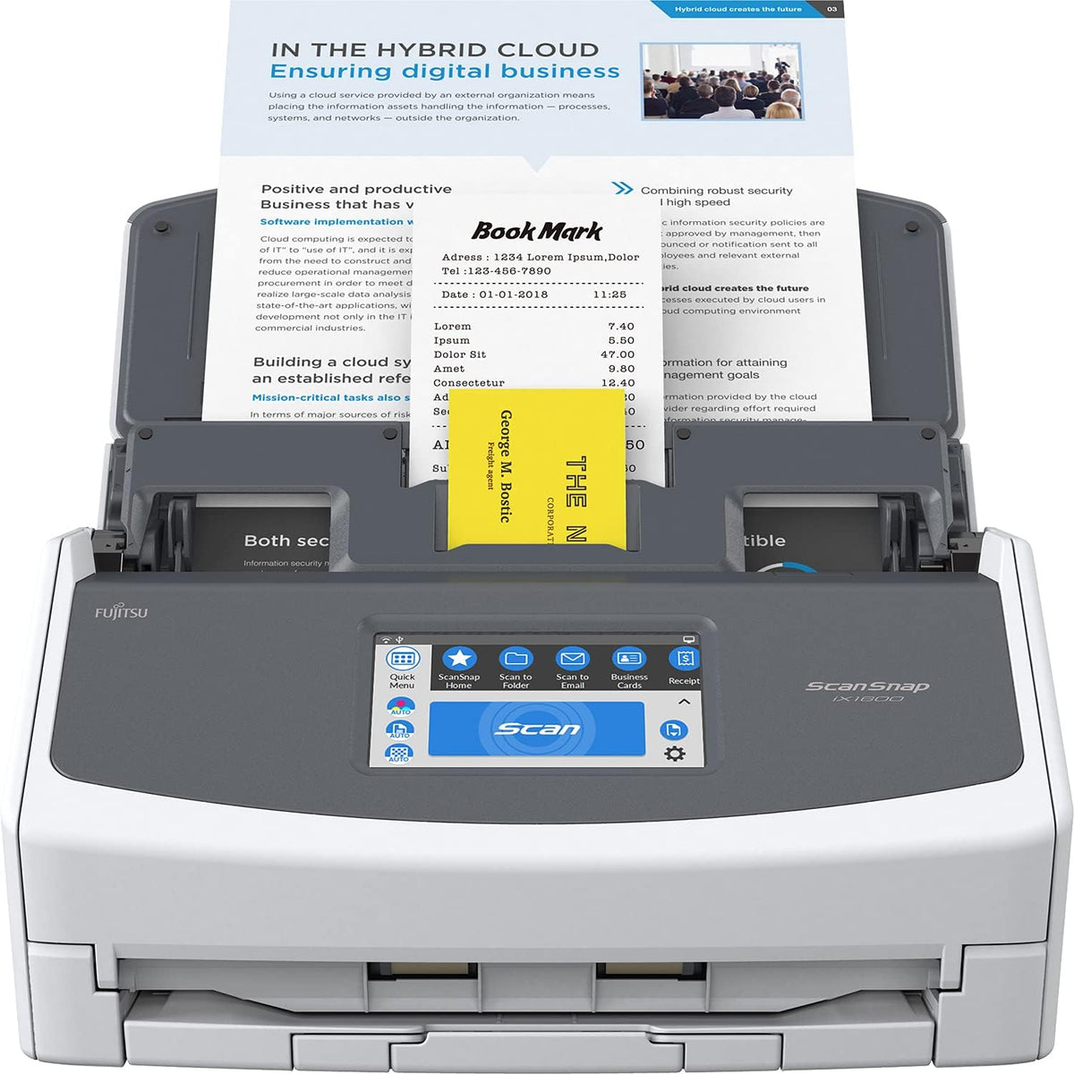 Black Document Scanner J26856