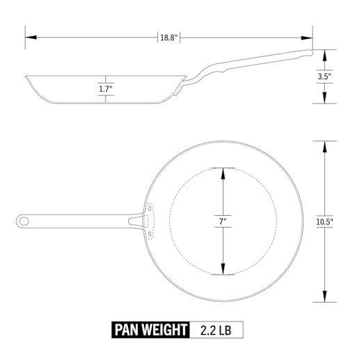 8.5 Inch 5-Ply Stainless Steel Frying Pan M904360