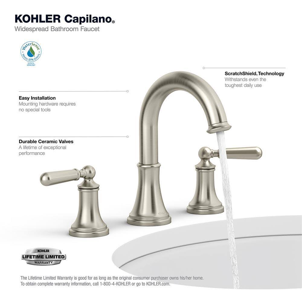8 in. Widespread 2-Handle Bathroom Faucet in Vibrant Brushed Nickel H477614