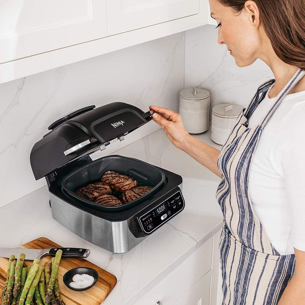 Restored 5in1 Indoor Grill with Air Fry G2178
