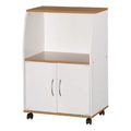 White Microwave Cart L549024