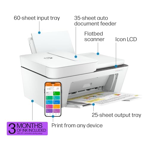 White Wireless Color Inkjet Printer E778