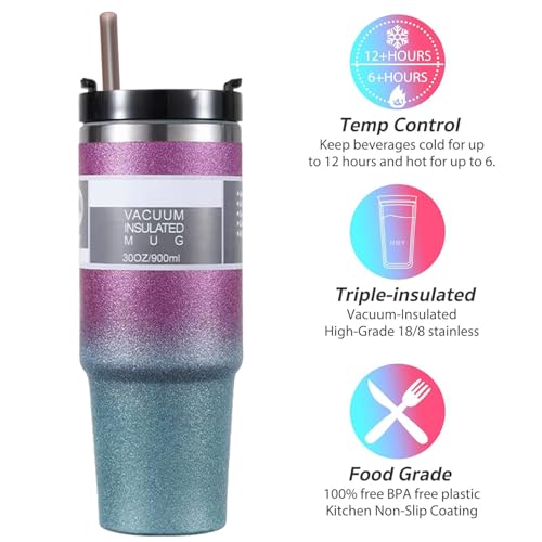 Double Layer Stainless Steel Insulated Mug with Lid R561