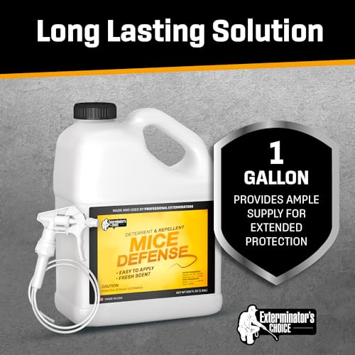 Mice Repellent Spray - 1 Gallon - Non-Toxic Deterrent I982