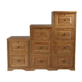 Blue 3 Drawer Vertical Filing Cabinet T8110
