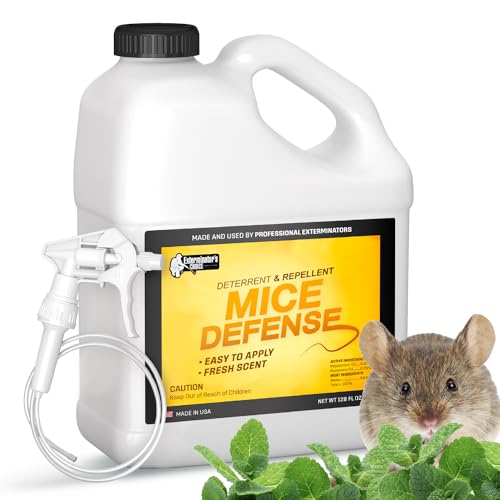 Mice Repellent Spray - 1 Gallon - Non-Toxic Deterrent I982
