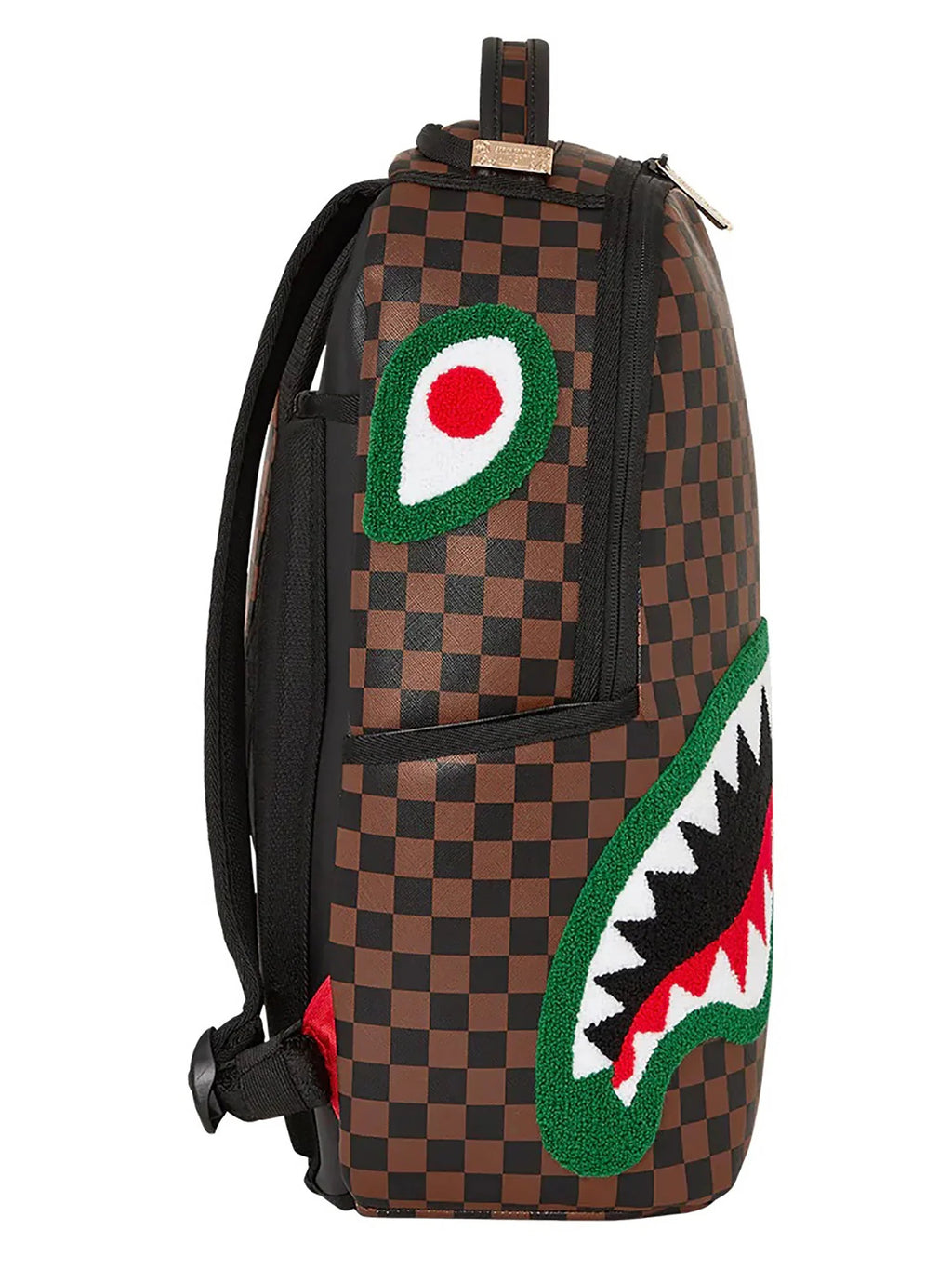 Brown Chenille Backpack N894