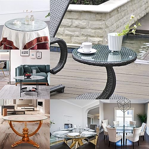 Round Tempered Glass Table Top L7517