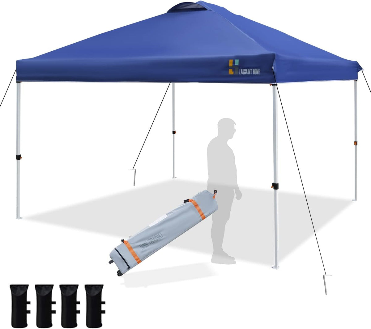 Outdoor Pop-up Canopy Tent 10x10 Blue P4469
