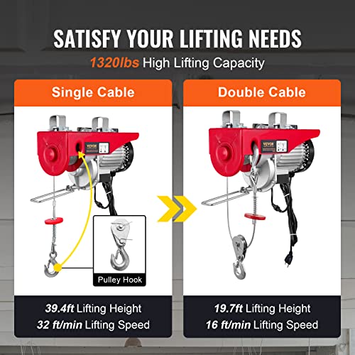 1320LBS Wireless Electric Hoist B26605