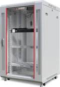 18U Wall Mount Server Rack Cabinet Enclosure 24 Inch Depth X2931