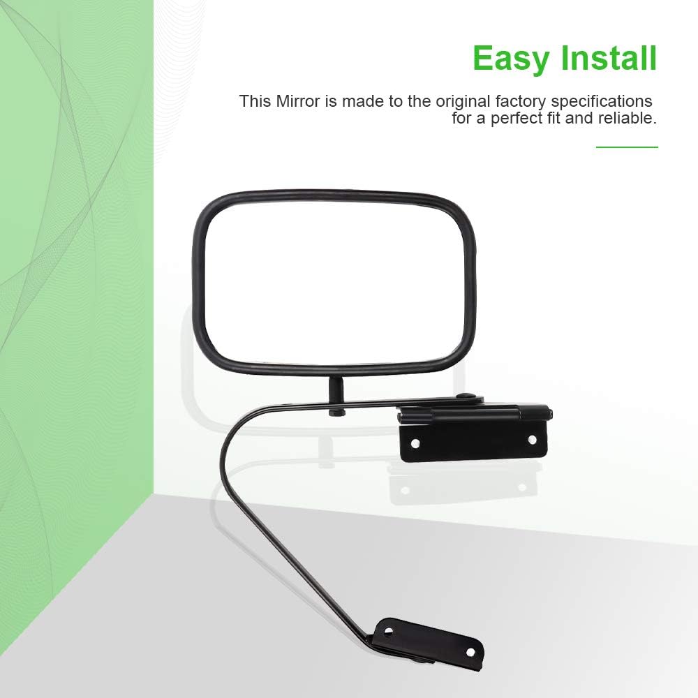 Manual Fold Side View Mirrors Pair R339