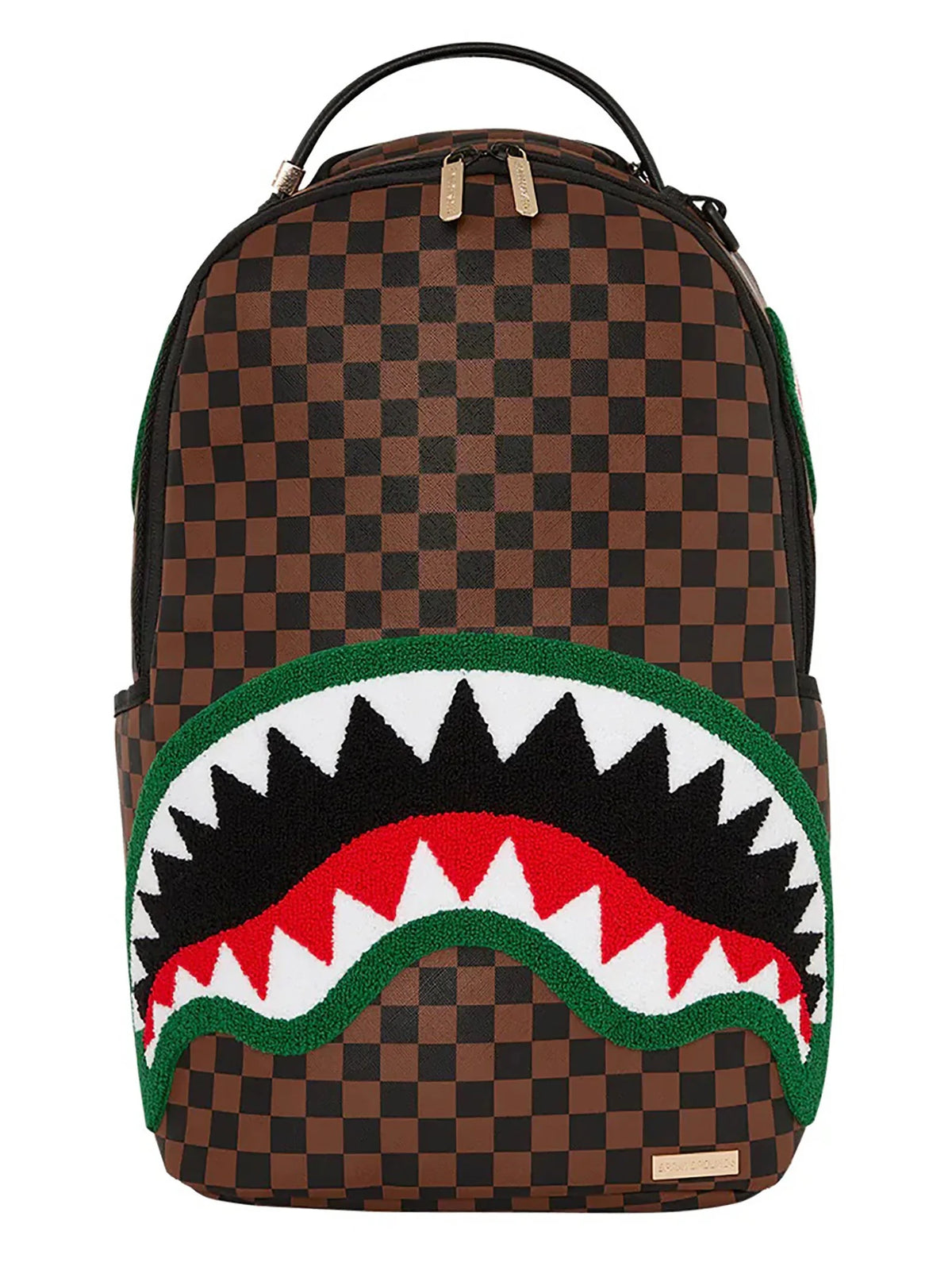 Brown Chenille Backpack N894