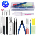 24 Pcs Plastic Model Building Tools Kit Q6824