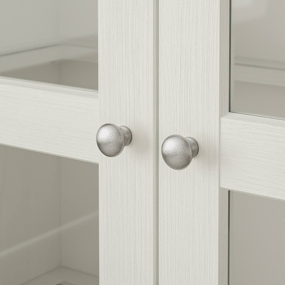 White Glass-Door Cabinet M96549