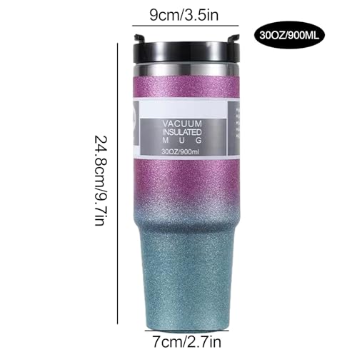 Double Layer Stainless Steel Insulated Mug with Lid R561